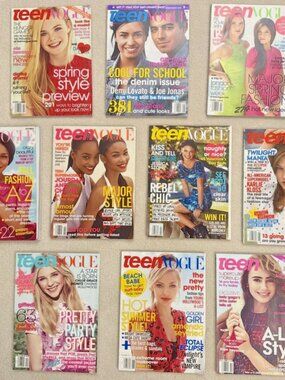 Teen Vogue Magazine Lot Kendall Kylie Jenner, Amanda Seyfried, Demi Lovato, etc.